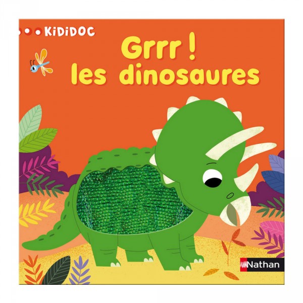 Livre kididoc : Grrr ! Les dinosaures - Nathan-53786