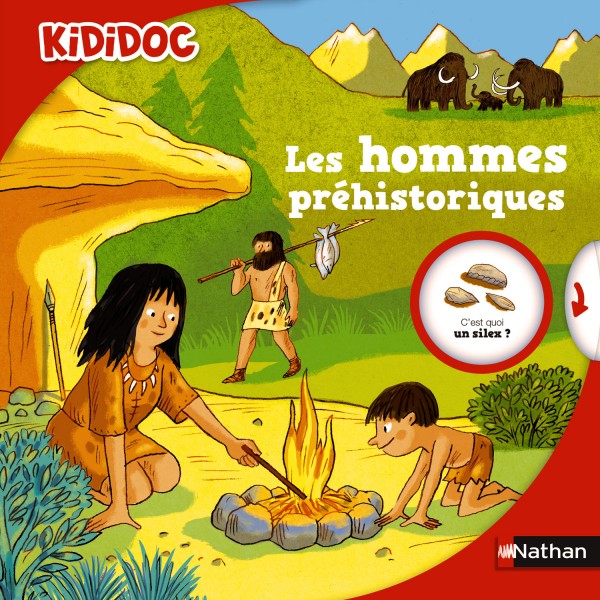 Livre Kididoc : Les hommes préhistoriques - Nathan-55388