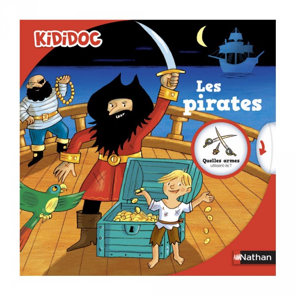 Livre Kididoc : Les pirates - Nathan-54932