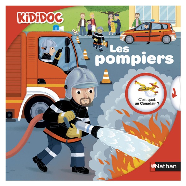 Livre Kididoc : Les pompiers - Nathan-54943