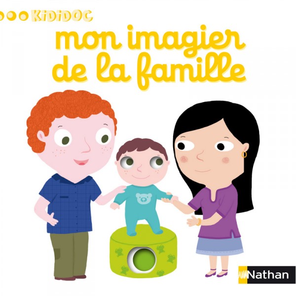 Livre Kididoc : Mon imagier de la famille - Nathan-54349