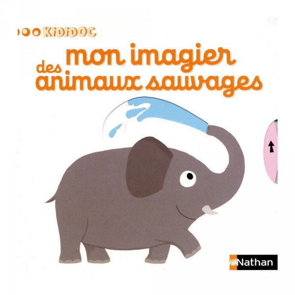 Livre Kididoc : Mon imagier des animaux sauvages - Nathan-53017
