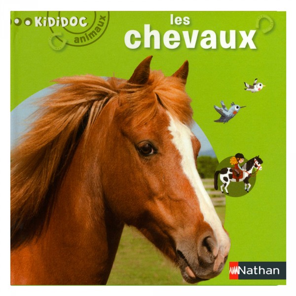 Livre Kididoc Animaux : Les chevaux - Nathan-52507