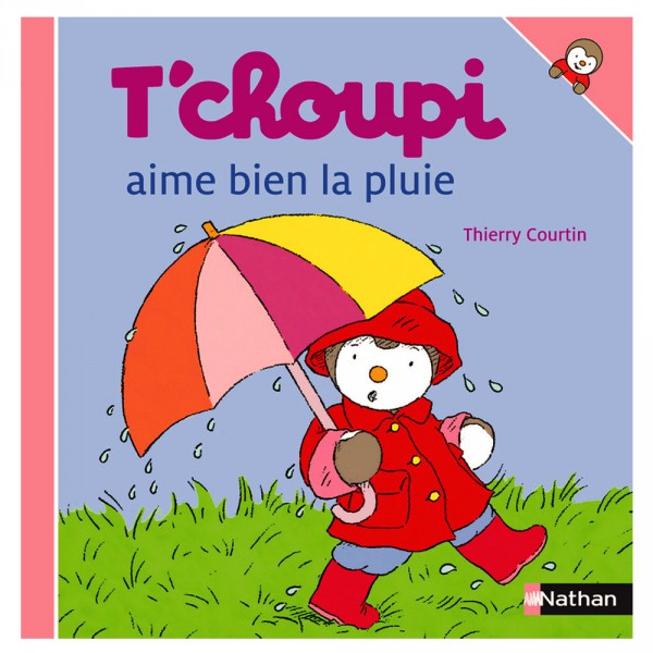 Livre T'choupi aime bien la pluie - Nathan-02027