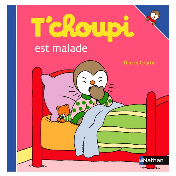 Livre T'choupi est malade - Nathan-02046