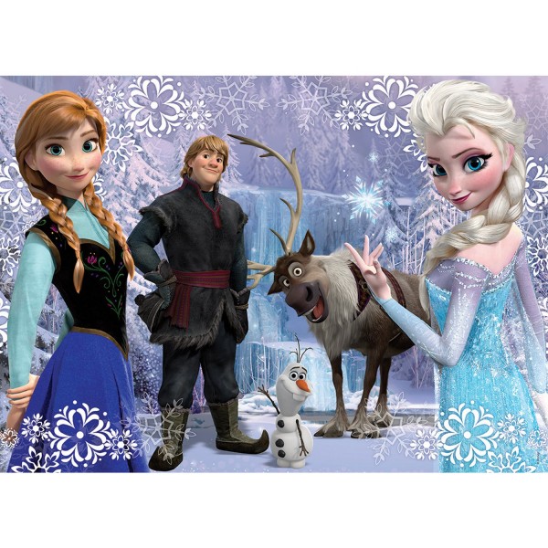 Puzzle 100 pièces : La Reine des Neiges (Frozen) - Nathan-Ravensburger-86719