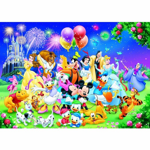 Puzzle 1000 pièces - La famille Disney - Nathan-Ravensburger-87616