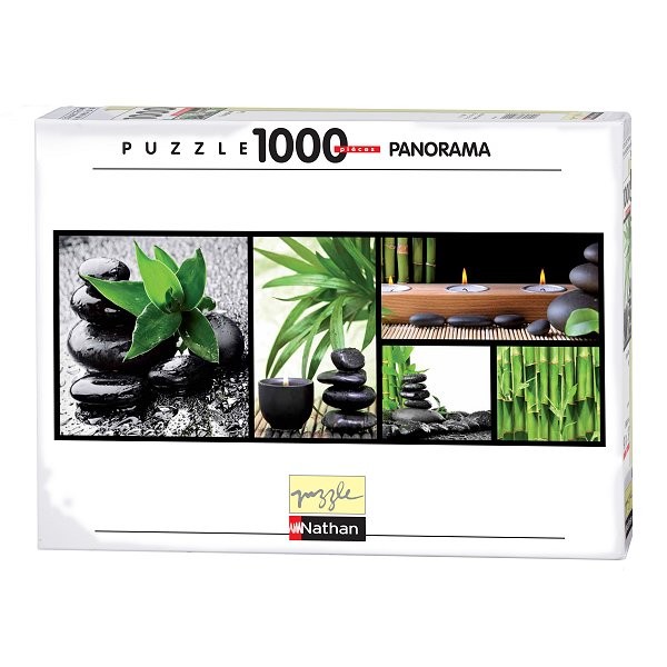 Puzzle 1000 pièces panoramique - Composition zen - Nathan-Ravensburger-87634