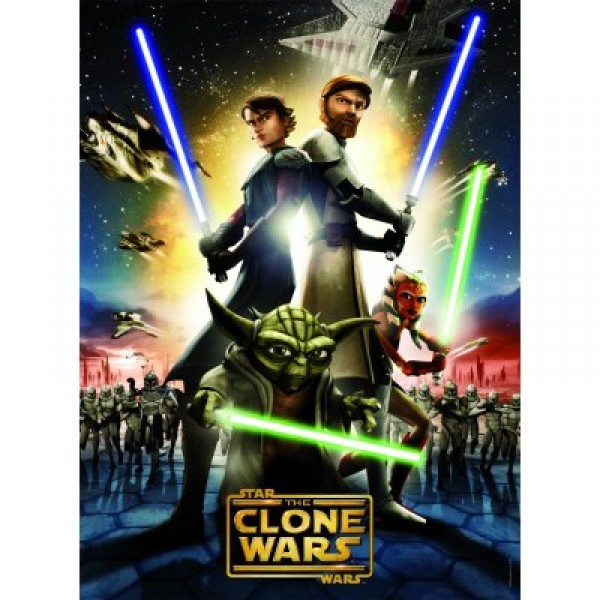 Puzzle 150 pièces - Star Wars : Clone Wars 3 - Nathan-Ravensburger-86834