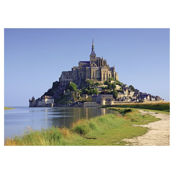 Puzzle 1500 pièces : Vue sur Mont Saint Michel - Nathan-Ravensburger-87770