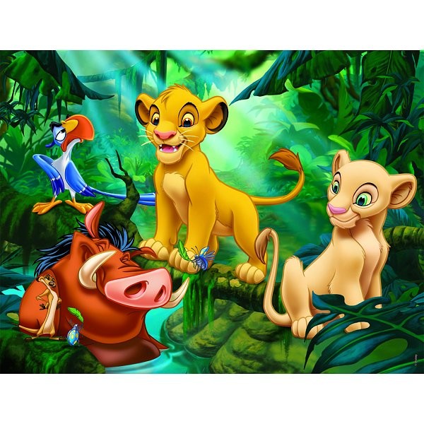 Puzzle 30 pièces - Le Roi Lion : Simba & Co - Nathan-Ravensburger-86313