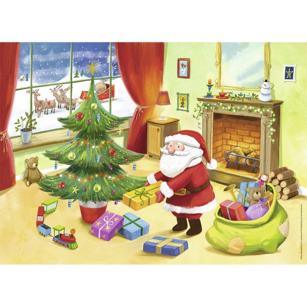 Puzzle 45 pièces : Edition Noël : Un Noël animé - Nathan-Ravensburger-86468