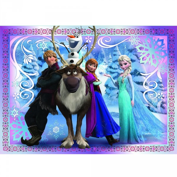 Puzzle 45 pièces :  La Reine des Neiges (Frozen) : Une équipe formidable - Nathan-Ravensburger-86522