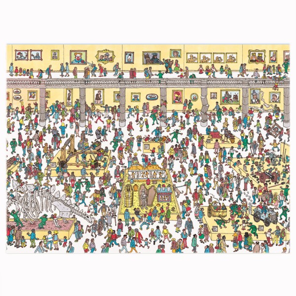 Puzzle 500 pièces : Où est Charlie ? Charlie au musée - Nathan-Ravensburger-87149