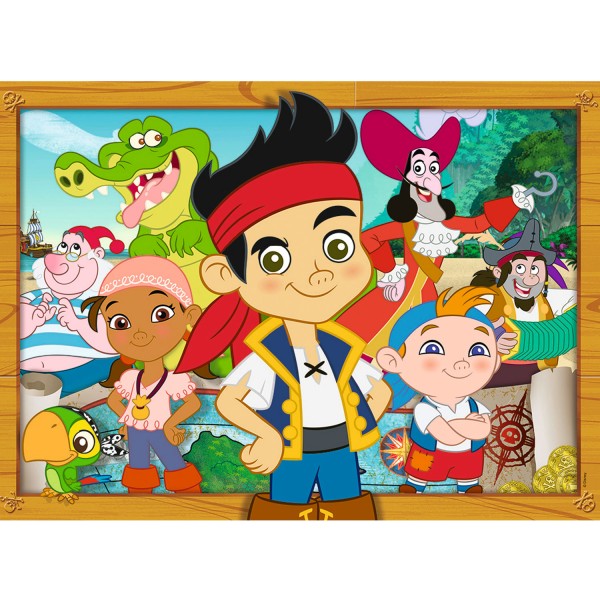 Puzzle 60 pièces : Disney - Jack et les pirates - Nathan-Ravensburger-86640