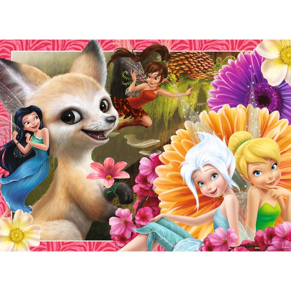 Puzzle 60 pièces : Disney les fées - Clochette, Découverte des créatures - Nathan-Ravensburger-86638