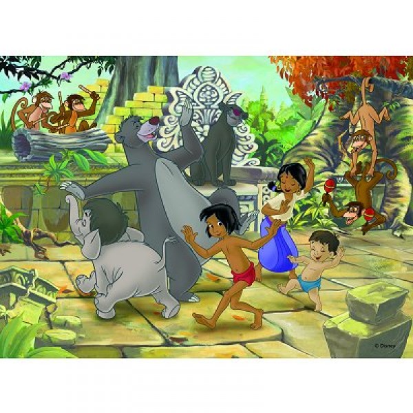 Puzzle 60 pièces - Dansons : Le livre de la jungle - Nathan-Ravensburger-86594