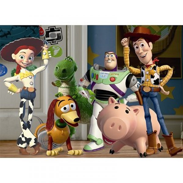 Puzzle 60 pièces - Toy Story : Dans la chambre de Andy - Nathan-Ravensburger-86614
