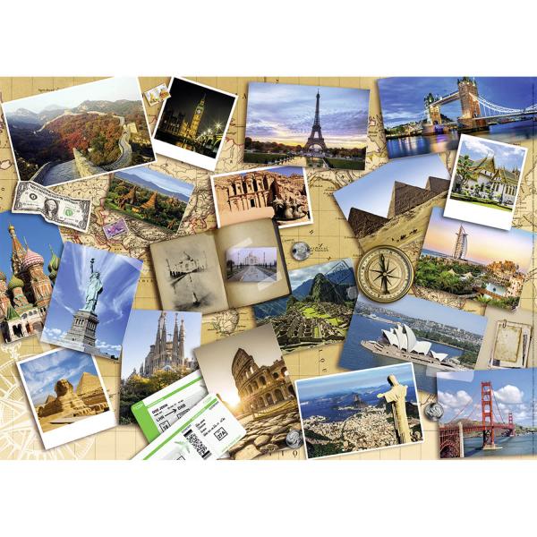 Puzzle 1000 pièces : Monuments du monde - Nathan-Ravensburger-87623