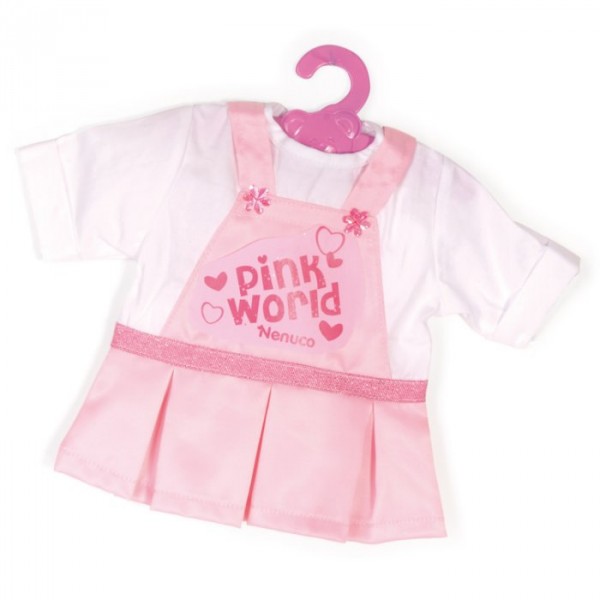Vêtement pour Bébé Nenuco 42 cm : Robe rose - Nenuco-700008157-4