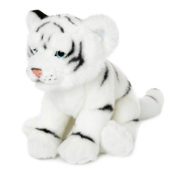 Peluche : WWF Tigre blanc couché 23 cm - Neotilus-15192062