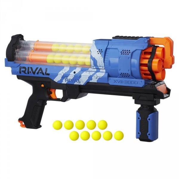 Pistolet Nerf Rival Artemis XVII-3000 : Bleu - Hasbro-B8235-B8237