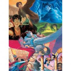 1500-teiliges Puzzle: Harry Potter Mashup