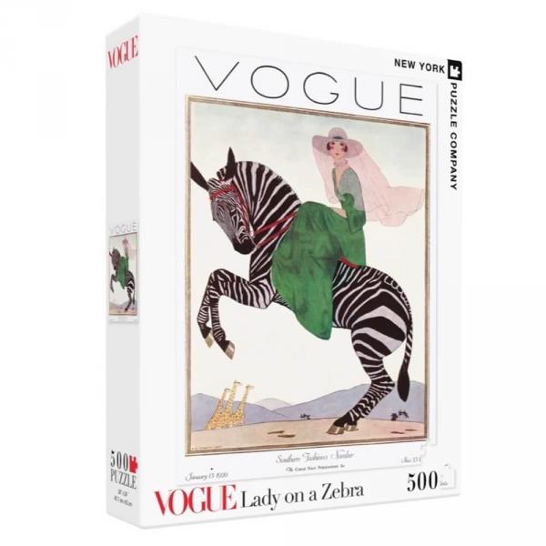 Puzzle 500 pièces : Dame au zèbre - Newyork-NYPNPZVG1963