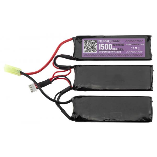 Batterie Li-Fe power 9,9 v 1500 mah 25 c nunchunck - A69982