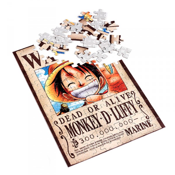 Puzzle 100 pièces One Piece : Monkey D Luffy Dead or Alife - Obyz-SMIJDP038-SMIJDP035