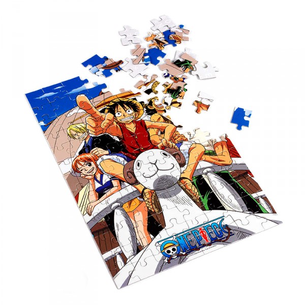 Puzzle 100 pièces One Piece : Vogue Merry - Obyz-SMIJDP038-SMIJDP036