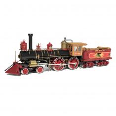 Maqueta de tren en madera: Locomotora Roger 119 