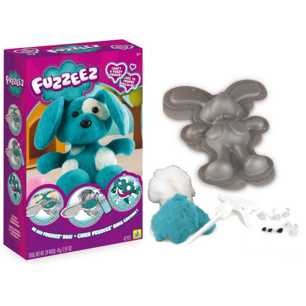 Création de peluche Fuzzeez : Chien tacheté - Orb-ORB74593