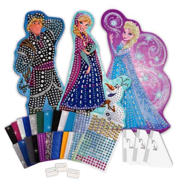 Mosaïque Sticky Mosaics : La Reine des Neiges (Frozen) : Maxi Kit - Orb-11439