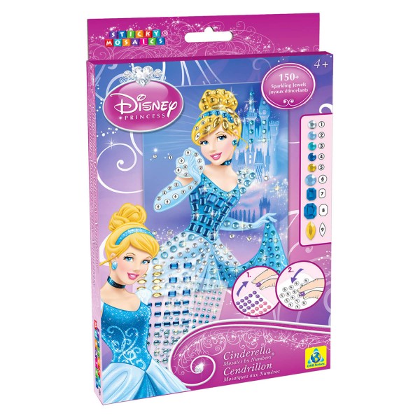 Mosaïque Sticky Mosaics : Princesse Disney Cendrillon - Orb-ORB11084