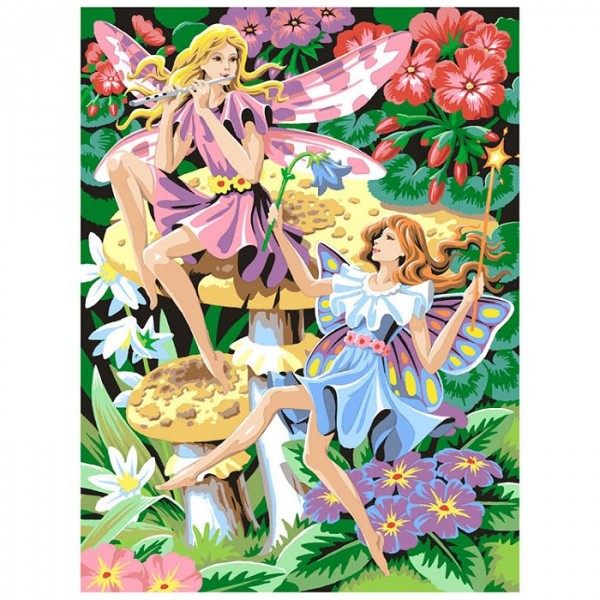 Peinture au numéro  Débutants : Les fées - Oz-PPNJ403