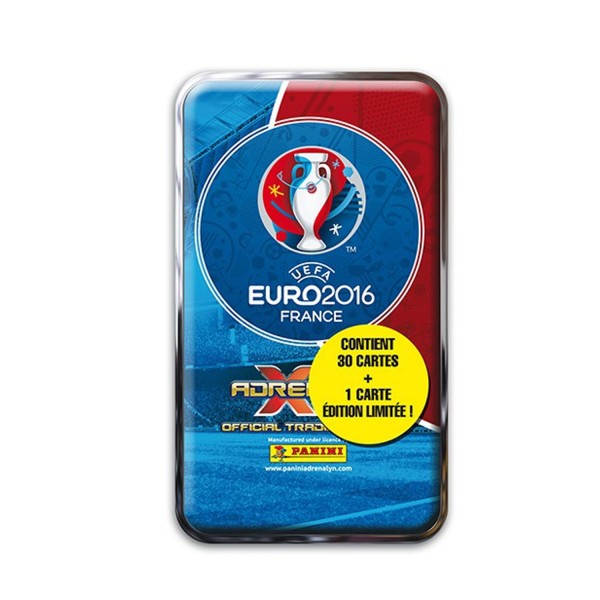 Cartes à collection UEFA Euro 2016 : Boîte métallique 30 cartes et 1 carte - Panini-2204-022
