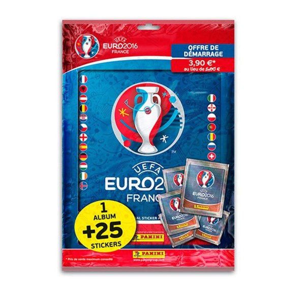 Cartes à collectionner UEFA Euro 2016 : Album et 25 stickers - Panini-2203-014
