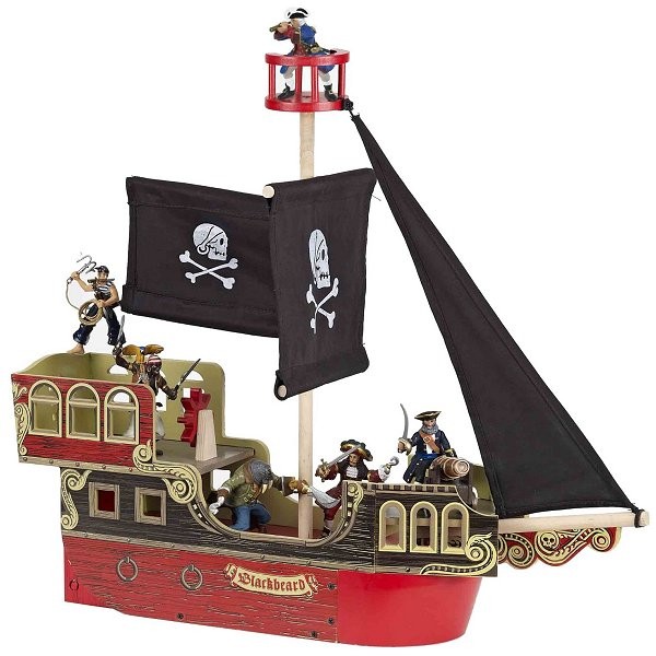 Bateau pirate Blackbeard - Papo-60250
