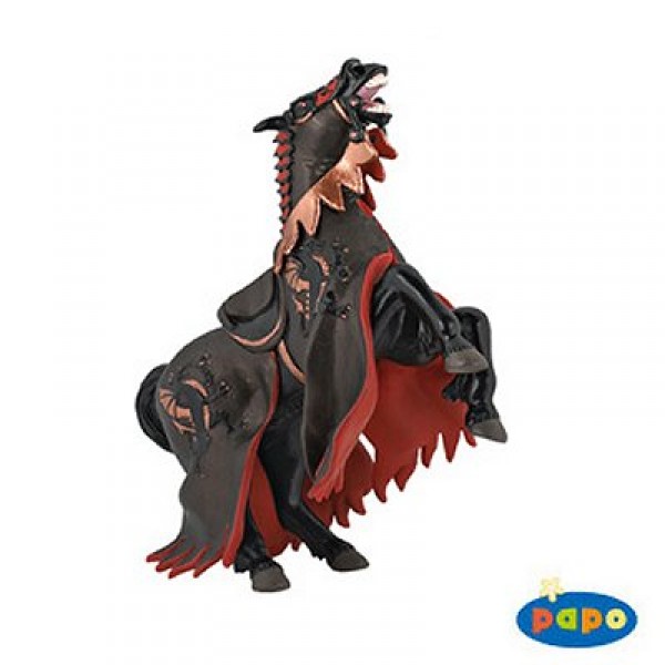 Figurine Cheval du Prince des Ténèbres : Rouge - Papo-38915R