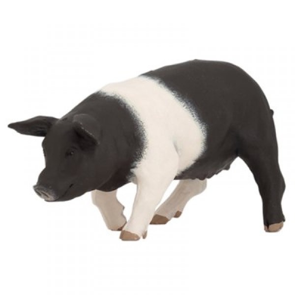 Figurine cochon : Truie noire et blanche - Papo-51138