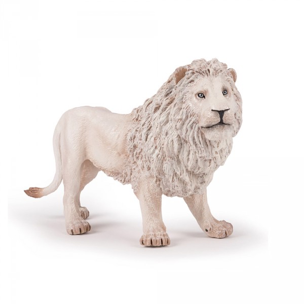 Figurine : Grand lion blanc - Papo-50185