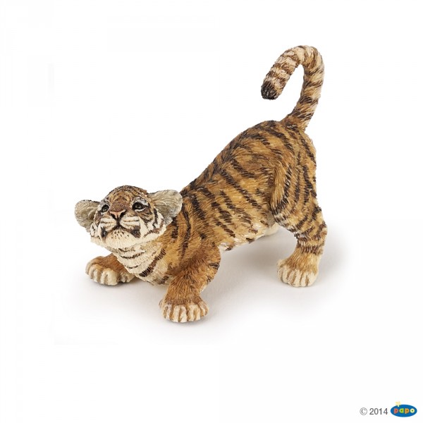 Figurine Bébé Tigre jouant - Papo-50183