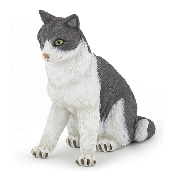Figurine chat : Chatte assise - Papo-54033
