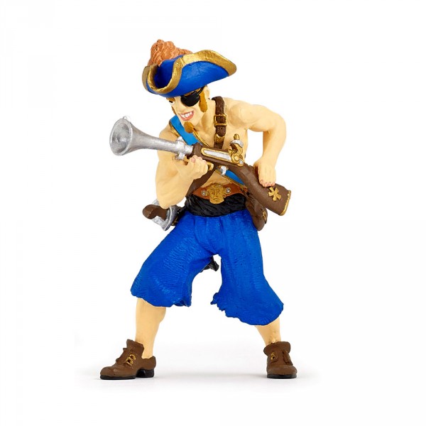 Figurine de pirate à l'escopette - Papo-39468