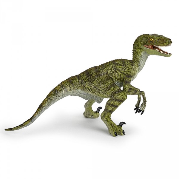 Figurine dinosaure : Vélociraptor vert - Papo-55058