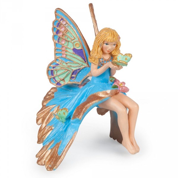 Figurine Elfe Enfant bleu (sans cheval) - Papo-38826