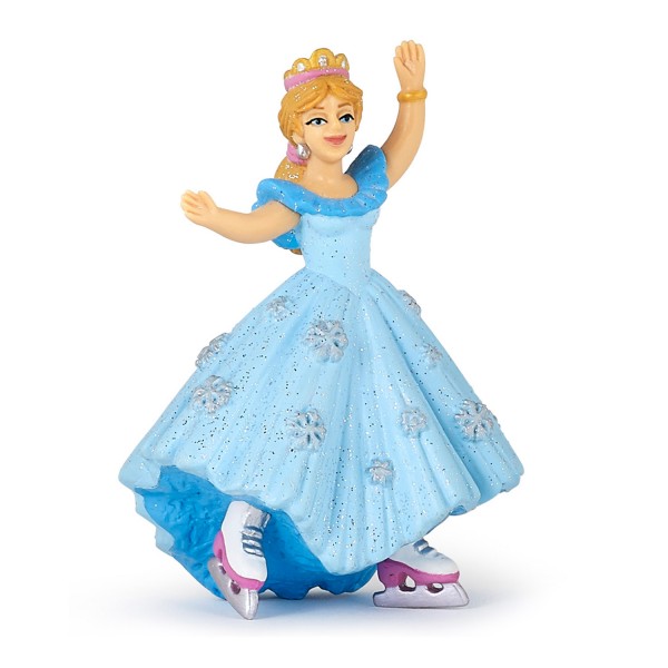 Figurine princesse avec patins à glace - Papo-39108
