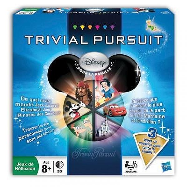 Trivial Pursuit Disney pour la famille - Hasbro-31652
