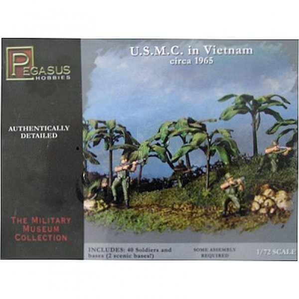 Figurines Guerre du Vietnam : U.S.M.C. 1965 - Pegasus-PEG7401
